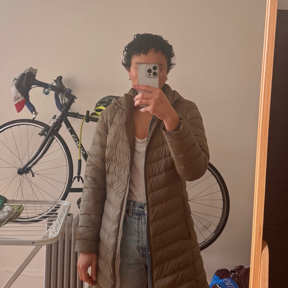Women's Brown Quilted Jacket